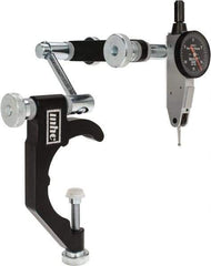 TESA Brown & Sharpe - 0.0005" Graduation, 0.03" Max Meas, 0-15-0 Dial Reading, Indicator & Base Kit - 2-1/2" Base Length x 3/8" Base Diam, 1" Dial Diam - USA Tool & Supply