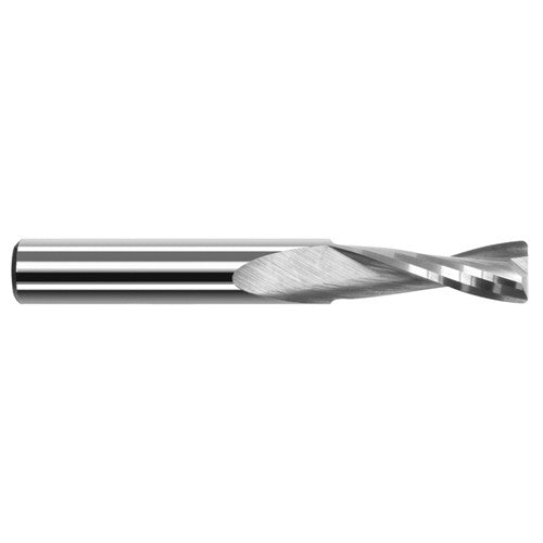 ‎End Mills for Plastics - 2 Flute - 0.5000″ (1/2″) Cutter Diameter × 0.0300″ Radius × 1.5000″ (1-1/2″) Length of Cut Carbide Corner Radius End Mill for Plastic, 2 Flutes - Exact Industrial Supply