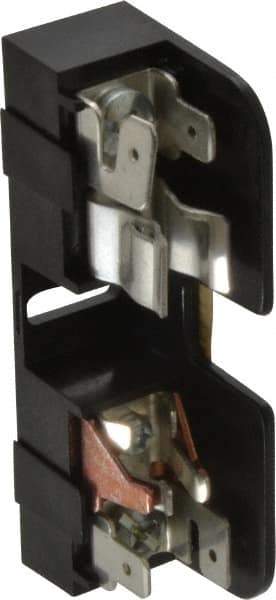 Ferraz Shawmut - 10 to 14 AWG, 600 VAC/VDC, 30 Amp, DIN Rail Mount, Screw Mount Fuse Block - 13/32 Inch Diameter x 1-1/2 Inch Fuse Length, 3.04 Inch Long x 3/4 Inch Wide x 1.31 Inch High Block - USA Tool & Supply