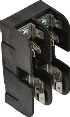 Ferraz Shawmut - 2 Pole, 10 to 14 AWG, 600 VAC/VDC, 30 Amp, DIN Rail Mount, Screw Mount Fuse Block - 13/32 Inch Diameter x 1-1/2 Inch Fuse Length, 3.04 Inch Long x 1.6 Inch Wide x 1.31 Inch High Block - USA Tool & Supply