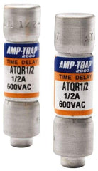 Ferraz Shawmut - 300 VDC, 600 VAC, 1.13 Amp, Time Delay General Purpose Fuse - Clip Mount, 1-1/2" OAL, 100 at DC, 200 at AC kA Rating, 13/32" Diam - USA Tool & Supply