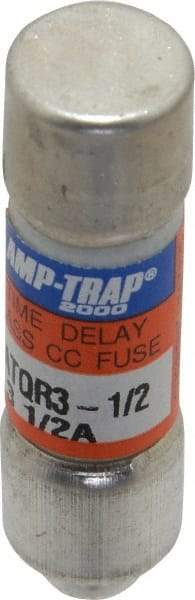 Ferraz Shawmut - 300 VDC, 600 VAC, 3.5 Amp, Time Delay General Purpose Fuse - Clip Mount, 1-1/2" OAL, 100 at DC, 200 at AC kA Rating, 13/32" Diam - USA Tool & Supply