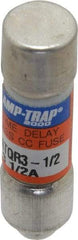 Ferraz Shawmut - 300 VDC, 600 VAC, 3.5 Amp, Time Delay General Purpose Fuse - Clip Mount, 1-1/2" OAL, 100 at DC, 200 at AC kA Rating, 13/32" Diam - USA Tool & Supply