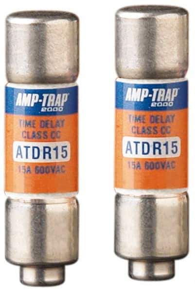 Ferraz Shawmut - 300 VDC, 600 VAC, 1.13 Amp, Time Delay General Purpose Fuse - Clip Mount, 1-1/2" OAL, 100 at DC, 200 at AC kA Rating, 13/32" Diam - USA Tool & Supply