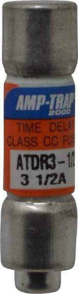 Ferraz Shawmut - 300 VDC, 600 VAC, 3.5 Amp, Time Delay General Purpose Fuse - Clip Mount, 1-1/2" OAL, 100 at DC, 200 at AC kA Rating, 13/32" Diam - USA Tool & Supply