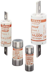 Ferraz Shawmut - 300 VDC, 600 VAC, 225 Amp, Fast-Acting General Purpose Fuse - Clip Mount, 7-1/8" OAL, 100 at DC, 200 at AC kA Rating, 2-1/8" Diam - USA Tool & Supply
