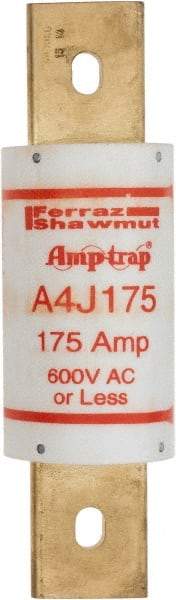 Ferraz Shawmut - 300 VDC, 600 VAC, 175 Amp, Fast-Acting General Purpose Fuse - Clip Mount, 5-3/4" OAL, 100 at DC, 200 at AC kA Rating, 1-5/8" Diam - USA Tool & Supply