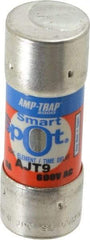 Ferraz Shawmut - 500 VDC, 600 VAC, 9 Amp, Time Delay General Purpose Fuse - Clip Mount, 2-1/4" OAL, 100 at DC, 200 at AC, 300 (Self-Certified) kA Rating, 13/16" Diam - USA Tool & Supply