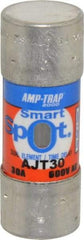 Ferraz Shawmut - 500 VDC, 600 VAC, 30 Amp, Time Delay General Purpose Fuse - Clip Mount, 2-1/4" OAL, 100 at DC, 200 at AC, 300 (Self-Certified) kA Rating, 13/16" Diam - USA Tool & Supply