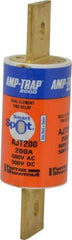 Ferraz Shawmut - 500 VDC, 600 VAC, 200 Amp, Time Delay General Purpose Fuse - Clip Mount, 5-3/4" OAL, 100 at DC, 200 at AC, 300 (Self-Certified) kA Rating, 1-5/8" Diam - USA Tool & Supply