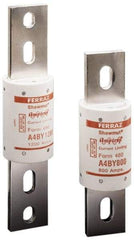Ferraz Shawmut - 300 VDC, 600 VAC, 1600 Amp, Time Delay General Purpose Fuse - Bolt-on Mount, 10-3/4" OAL, 100 at DC, 200 at AC kA Rating, 3" Diam - USA Tool & Supply