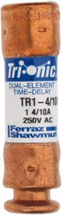 Ferraz Shawmut - 250 VAC/VDC, 1.4 Amp, Time Delay General Purpose Fuse - Clip Mount, 50.8mm OAL, 20 at DC, 200 at AC kA Rating, 9/16" Diam - USA Tool & Supply