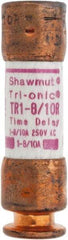Ferraz Shawmut - 250 VAC/VDC, 1.8 Amp, Time Delay General Purpose Fuse - Clip Mount, 50.8mm OAL, 20 at DC, 200 at AC kA Rating, 9/16" Diam - USA Tool & Supply