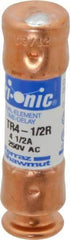 Ferraz Shawmut - 160 VDC, 250 VAC, 4.5 Amp, Time Delay General Purpose Fuse - Clip Mount, 50.8mm OAL, 20 at DC, 200 at AC kA Rating, 9/16" Diam - USA Tool & Supply