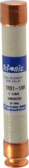 Ferraz Shawmut - 600 VAC/VDC, 1.13 Amp, Time Delay General Purpose Fuse - Clip Mount, 127mm OAL, 20 at DC, 200 at AC kA Rating, 13/16" Diam - USA Tool & Supply