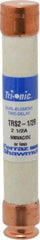 Ferraz Shawmut - 600 VAC/VDC, 2.5 Amp, Time Delay General Purpose Fuse - Clip Mount, 127mm OAL, 20 at DC, 200 at AC kA Rating, 13/16" Diam - USA Tool & Supply