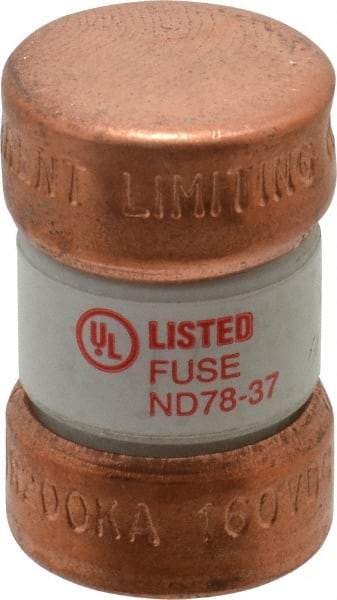 Ferraz Shawmut - 160 VDC, 300 VAC, 60 Amp, Fast-Acting General Purpose Fuse - Clip Mount, 7/8" OAL, 200 at AC, 50 at DC kA Rating, 9/16" Diam - USA Tool & Supply