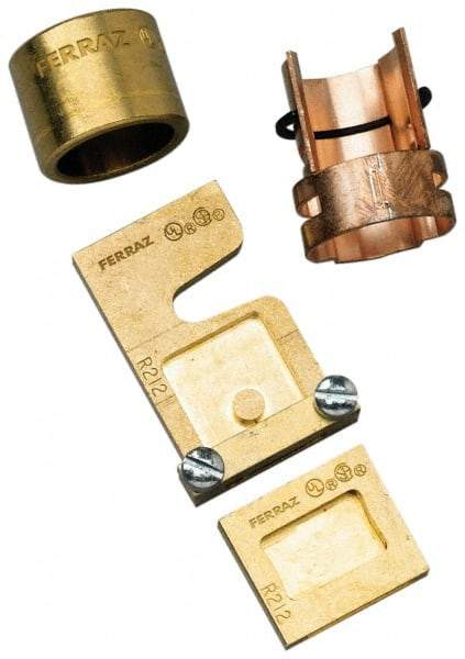 Ferraz Shawmut - H, K Class, 600 VAC/VDC, 100 Amp, Fuse Reducer - 400 Holder Amp, CSA Certified, UL Listed Guide IZZR, For Use with One Time Fuses, Renewable Fuses - USA Tool & Supply