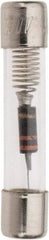 Ferraz Shawmut - 250 VAC, 0.1 Amp, Time Delay Miniature Glass Fuse - Clip Mount, 1-1/4" OAL, 1/4" Diam - USA Tool & Supply