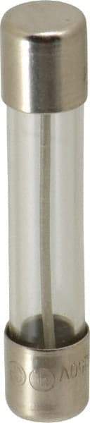 Ferraz Shawmut - 250 VAC, 0.13 Amp, Time Delay Miniature Glass Fuse - Clip Mount, 1-1/4" OAL, 1/4" Diam - USA Tool & Supply