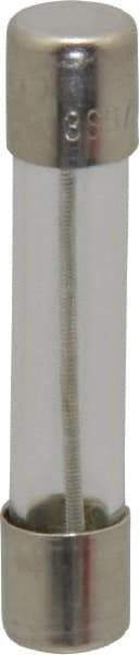 Ferraz Shawmut - 250 VAC, 0.75 Amp, Time Delay Miniature Glass Fuse - Clip Mount, 1-1/4" OAL, 1/4" Diam - USA Tool & Supply