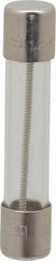Ferraz Shawmut - 250 VAC, 1.25 Amp, Time Delay Miniature Glass Fuse - Clip Mount, 1-1/4" OAL, 1/4" Diam - USA Tool & Supply