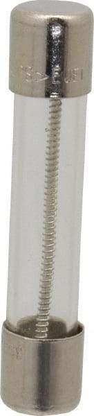 Ferraz Shawmut - 250 VAC, 2.5 Amp, Time Delay Miniature Glass Fuse - Clip Mount, 1-1/4" OAL, 1/4" Diam - USA Tool & Supply