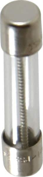 Ferraz Shawmut - 250 VAC, 3 Amp, Time Delay Miniature Glass Fuse - Clip Mount, 1-1/4" OAL, 1/4" Diam - USA Tool & Supply