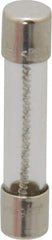 Ferraz Shawmut - 250 VAC, 6.25 Amp, Time Delay Miniature Glass Fuse - Clip Mount, 1-1/4" OAL, 1/4" Diam - USA Tool & Supply