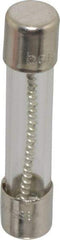Ferraz Shawmut - 250 VAC, 7 Amp, Time Delay Miniature Glass Fuse - Clip Mount, 1-1/4" OAL, 1/4" Diam - USA Tool & Supply