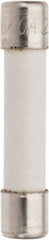 Ferraz Shawmut - 250 VAC, 0.6 Amp, Time Delay Miniature Ceramic Fuse - Clip Mount, 1-1/4" OAL, 1/4" Diam - USA Tool & Supply