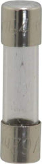 Ferraz Shawmut - 250 VAC, 0.06 Amp, Fast-Acting Miniature Glass Fuse - Clip Mount, 20mm OAL, 5mm Diam - USA Tool & Supply