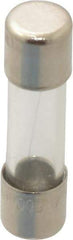 Value Collection - 250 VAC, 0.5 Amp, Fast-Acting Miniature Glass Fuse - Clip Mount, 20mm OAL, 5mm Diam - USA Tool & Supply