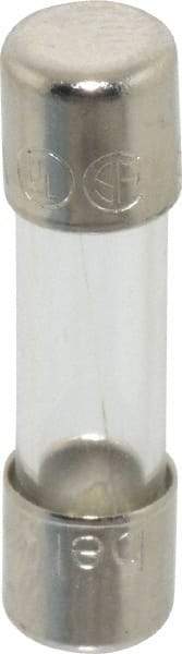 Ferraz Shawmut - 250 VAC, 0.75 Amp, Fast-Acting Miniature Glass Fuse - Clip Mount, 20mm OAL, 5mm Diam - USA Tool & Supply