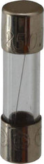Ferraz Shawmut - 250 VAC, 0.8 Amp, Fast-Acting Miniature Glass Fuse - Clip Mount, 20mm OAL, 5mm Diam - USA Tool & Supply
