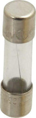 Ferraz Shawmut - 250 VAC, 2.5 Amp, Fast-Acting Miniature Glass Fuse - Clip Mount, 20mm OAL, 5mm Diam - USA Tool & Supply