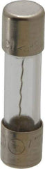 Ferraz Shawmut - 125 VAC, 7 Amp, Fast-Acting Miniature Glass Fuse - Clip Mount, 20mm OAL, 10 at AC kA Rating, 5mm Diam - USA Tool & Supply