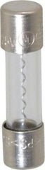 Ferraz Shawmut - 125 VAC, 8 Amp, Fast-Acting Miniature Glass Fuse - Clip Mount, 20mm OAL, 10 at AC kA Rating, 5mm Diam - USA Tool & Supply