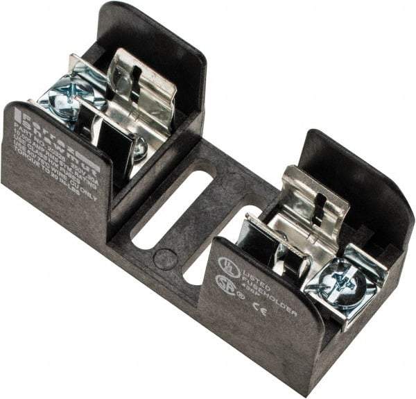 Ferraz Shawmut - 1 Pole, 250 VAC/VDC, 30 Amp, Screw Mount Fuse Block - 3 Inch Long x 1-1/4 Inch Wide x 1.38 Inch High Block - USA Tool & Supply