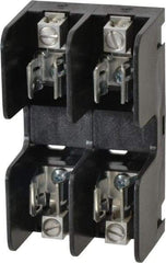 Ferraz Shawmut - 2 Pole, 250 VAC/VDC, 60 Amp, Screw Mount Fuse Block - 3 Inch Long x 2.03 Inch Wide x 1.38 Inch High Block - USA Tool & Supply