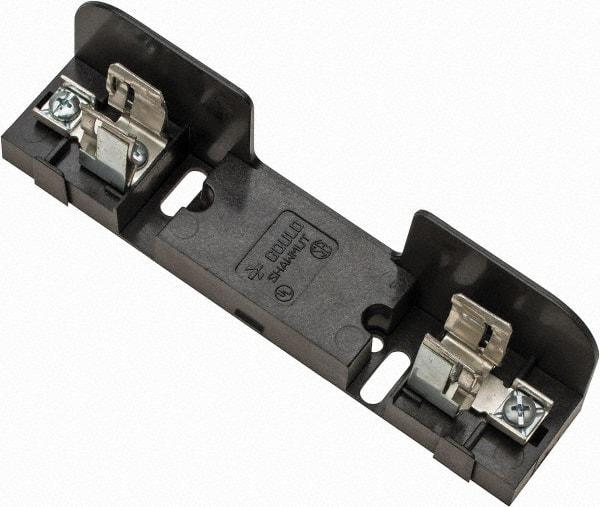 Ferraz Shawmut - 1, 2, 3 Pole, 10 to 14 AWG, 250/600 VAC/VDC, 30 Amp, Screw Mount Fuse Block - 5/16 Inch Diameter x 7 Inch Long x 1.46 Inch Wide x 2 Inch High Block - USA Tool & Supply