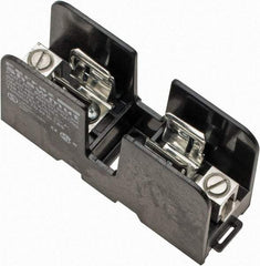 Ferraz Shawmut - 1 Pole, 14 to 2 AWG, 600 VAC/VDC, 30 Amp, DIN Rail Mount, Screw Mount Fuse Block - 3.9 Inch Long x 1.29 Inch Wide x 2.2 Inch High Block - USA Tool & Supply