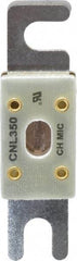 Ferraz Shawmut - 350 Amp Visible Link Flat Forklift & Truck Fuse - 32VAC, 32VDC, 3.18" Long x 0.75" Wide, Littelfuse CNL350, Bussman ANL350, Ferraz Shawmut CNL350 - USA Tool & Supply