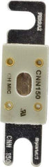 Ferraz Shawmut - 150 Amp Visible Link Flat Forklift & Truck Fuse - 125VAC, 48VDC, 3.18" Long x 0.75" Wide, Littelfuse CNN150, Bussman ANN150, Ferraz Shawmut CNN150 - USA Tool & Supply