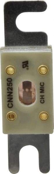 Ferraz Shawmut - 250 Amp Visible Link Flat Forklift & Truck Fuse - 125VAC, 48VDC, 3.18" Long x 0.75" Wide, Littelfuse CNN250, Bussman ANN250, Ferraz Shawmut CNN250 - USA Tool & Supply