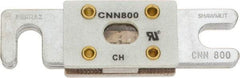 Ferraz Shawmut - 800 Amp Visible Link Flat Forklift & Truck Fuse - 125VAC, 48VDC, 3.18" Long x 0.75" Wide, Littelfuse CNN800, Bussman ANN800, Ferraz Shawmut CNN800 - USA Tool & Supply