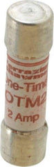 Ferraz Shawmut - 250 VAC, 2 Amp, Fast-Acting General Purpose Fuse - Clip Mount, 1-1/2" OAL, 10 at AC kA Rating, 13/32" Diam - USA Tool & Supply