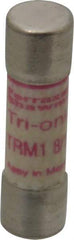 Ferraz Shawmut - 250 VAC, 1.8 Amp, Time Delay General Purpose Fuse - Clip Mount, 1-1/2" OAL, 10 at AC kA Rating, 13/32" Diam - USA Tool & Supply