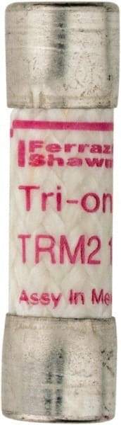 Ferraz Shawmut - 250 VAC, 2.25 Amp, Time Delay General Purpose Fuse - Clip Mount, 1-1/2" OAL, 10 at AC kA Rating, 13/32" Diam - USA Tool & Supply