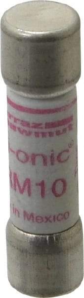 Ferraz Shawmut - 250 VAC, 10 Amp, Time Delay General Purpose Fuse - Clip Mount, 1-1/2" OAL, 10 at AC kA Rating, 13/32" Diam - USA Tool & Supply
